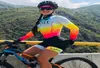 2019 Pro Team Triathlon Suit Women039s Cyclisme à manches longues Jersey Skinsuit Combinaison Maillot Cyclisme Ropa ciclismo set gel 0064005977