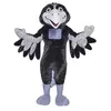 2024 Performance Black Hawk Maskottchen Kostüme Cartoon Karneval Hallowen Performance Unisex Fancy Games Outfit Urlaub Außenwerbung Outfit Anzug