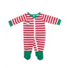 Familjsmatchande kläder Julpyjamas Family Set present Letter Print Top Stripe Pants Jammies Sleepwear Christmas Family Matching Outfits 231129