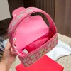 Luxe dames make-up tas Lederen nylon pochette onderarmtas Clutch voor heren top vlogo schouder roze Designer tote mode tas LOCO portemonnee en handtas crossbody tassen