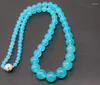 Chains Amazonite Round Green Necklace 5-13mm 18inch Wholesale Beads Nature FPPJ Woman 2023