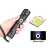 Zaklampen fakkels XHP50 buiten LED Torch Zoombare verlichting krachtige lantaarn