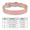 Dog Collars PU Leather Collar Soft Good Breathability Pet Adjustable Dogs Necklace For Small Medium Large Pets Accessories