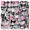 Naklejki zabawek dla dzieci 103050pcs Kawaii Kuromi Waterproof Waterproof Guitar Suitcase Motorcycle Graffiti Naklejka naklejka 231128