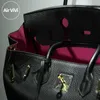 B-rikis Designer Bolsas de ombro loja online Airvivi Cabeça camada bolsa de couro genuíno ombro feminino forro contrastante com logotipo real