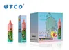 UTCO Tornado Puff 9k Disposable Vape Puffs 9000 Pen E Cigarette 650mAh Rechargeable Battery RGB Light 0% 2% 5% 18ml Pre-filled In Stock Device