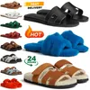 slippers voor vrouwen designer slides claquette zwart wit kaki sandalen dames sliders luxe sandaal bont slide suède slipper dames outdoor schoenen