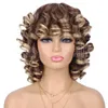 Synthetic Wigs Women's Wig Headband Small Curly Hair Roman Curly Short Curly Wig