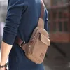 2020 Unisex Sportliche Leinwand Taille Tasche Fanny Casual Brust Packs für Männliche Tragbare Reise Schulter Umhängetaschen bolsas feminina12749