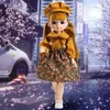 人形30cm kawaii 1 6 bjd doll 13ジョイント可動産の女の子プリンセス服ドレスアップアクセサリーシミュレーションおもちゃ子供ギフト231128