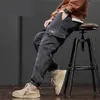 Męskie spodnie Y2K Vintage Casual Spodnie Zima Zagęzaj ciepłe spodnie dla mężczyzn Długotrowe do kostki Joggers Harem Spodnie Owwrotne spodnie M-5xl 231128