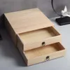 Speicher 1PC Mehrzweckstrapernbox Holzlagerung Box Desktop Drawer Organizer