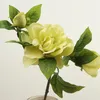 Decorative Flowers 5pcs Tea Rose Silk Flower Camellia Wedding Decoration Home Decorations Festival Products