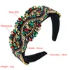 Bandeaux De Luxe Baroque Super Clignotant Gemstone Bandeau De Mode Accessoires De Cheveux Femmes Full Diamond Widebrimmed Hairband Hair Hoop 230428