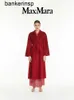 Maxmaras Coat Luxury fashionable Wool Overcoat bathrobe cashmere