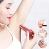 Epilator Draagbare Mini Elektrische Lipstick Vorm Veilig Pijnloos Vrouwen Scheerapparaat Body Bikini Onderarm Ontharing Scheren Tool 231128