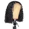 Perucas sintéticas peruca feminina meio divisão encaracolado pequeno encaracolado cabelo curto de alta temperatura filamento peruca cabeça capa