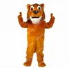 2024 Adult Size Lion Mascot Costumes Halloween Cartoon Character Outfit Suit Xmas Outdoor Party Festival Dress Promotional Advertising Clothings