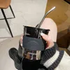 가벼운 고급 사무실 밀짚 노손 유리 컵 홈 학생 짚 컵 휴대용 인터넷 유명인 커플 하이 가치 컵