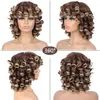 Synthetic Wigs Women's Wig Headband Small Curly Hair Roman Curly Short Curly Wig