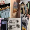 Organisation Multilayer Clothes Hangers med 12 klipp Kläder Förvaring Torkbyxor Rack Space Saving Nonslip Folding Hangers för kläder