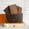 حقيبة مصممة حقيبة حقيبة كلاسيكية حقيبة يد اثنين جديدة من الكتف Crossbody حقيبة المادة حقيبة يد اليد السريعة