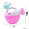 Banyo oyuncakları 1 pcs bebek banyo oyuncak colorf plastik sulama tencere plaj oyun kum çocuklar için kum oynatma Bebek, çocuk annelik dh17d