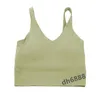 2023 Classic Popular Fitness Bra Butter Soft Women Sport Tank Gym Crop Yoga Vest Beauty Schokbestendig met uitlijntankkistkussen Groothandel