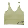 2023 Classico popolare fitness reggiseno burro morbido Donne sportivo Sport Tank Crop Onet Beauty Affrotta di scosse con allinea