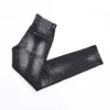 DSQ slim black Men's Jeans Cool Guy Jeans Classic Hip Hop Rock Moto Casual Design Ripped Distressed Denim Biker DSQ2 Jeans 406