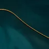 En çok satıcı gümüş 925 mücevher 18k altın kaplama bükülmüş bağlantı zinciri ipi gemisi kolye zinciri kadınlar için