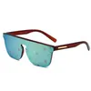 Lunettes de soleil carrées design avec lunettes de soleil Lettre pour femme Marque luxe Lunettes de soleil Femmes Hommes nuances Unisexe Voyager Lunettes de soleil Plage sonnenbrille eyewea