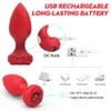 Sex Toy Masseur Vibrant Butt Plugs Gode Vibrateur Massage de la Prostate Télécommande Sans Fil Plug Anal Stimulateur de Point G Jouets pour Homme/Femme