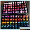 Acrylic Powders Liquids Acrylic Powders Liquids Nail Art Salon Health Beauty 10G/Box Fast Dry Dip Powder 3 In 1 French Nails Match C Dhs3T