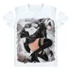 Heren t shirts nier automaat shirt 2b yorha nr. 2 type b t-shirt soldaat cosplay anime tee