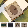 Z Pudełkiem 10A Portfele męskie Portfel Wysokiej jakości luksusowe skórzana torebka monety Mała pszczoła damska karta identyfikator