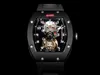 Active Tourbillon Watches Wristwatch Designer Watch Swiss Standard Tourbillon Movement RM011 RM12-01 Titanium keramiska karbon APDS
