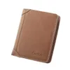 Maioumy Retro Purse Short Slim Thin Short Luxury Mini Slim Cute Leather Small Wallet High Quality men Wallets265x