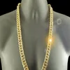 18-karätige gelbe GF-Goldkette, massiv, schwer, 10 mm, XL, Miami, kubanische Curn-Link-Halskette258Q