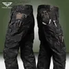 Calças masculinas Camo Calças Táticas Homens Militares Impermeáveis Ripstop SWAT Calças de Combate Ao Ar Livre Lti-bolso Resistente ao Desgaste Calça Carga do Exército L231129