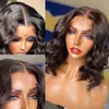 Synthetic Wigs Front Lace Wig 4x4 Curly Water Wig Human Hair