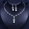 Bröllop smyckesuppsättningar 2023 trendiga vintage sötvatten pärlor s925 silver halsband örhängen för kvinnor bankett antik fin 231129