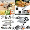 Fruit Vegetable Tools Stainless Steel Potato Cutter French Fries Slicer Hine Manual Convenient Kitchen Accessories 230728 Drop Del Dhxqz