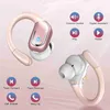 Bluetooth headphones wireless headset noise canceling display screen show power waterproof long life ear hanging headset 30MH4