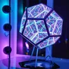 Die Trap Orb DIY führte Infinity Dodecaeder Weihnachten Halloween Decoration LED Infinity Mirror Creative Cool Art Night Lights H0922304U