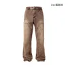 Carhart Designer Pants Top Quality Designer Pants American B01 Heavy Industry Washed Monkey Thickened Old Workwear Woodcut Pants Jeans For Men