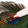 Akcesoria rybackie 3PCS Peacock Feather Floats1 Bag Hooks1 Bay Foteal Crucian Float Stopper Pionowe Bobbery narzędzie 231128