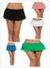 Skirts Sexy Candy Color Short Mini Women Micro Night Clubwear Pleated SXXL 230428