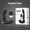 Sex Toy Massager Flxur Anal Plug Vibrator Prostate Massager Silicone Toys for Men Butt with Wireless Remote 10 Modes Gay Sexy Product