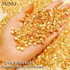 Chokers Yunli Pure 999 골드 5 점 스타 펜던트 목걸이 여성용 24K DIY Fine Jewelry Gift 231129